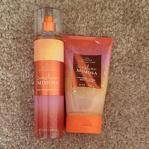 Bath & Body Works Sunshine Mimosa Exfoliant & Mist